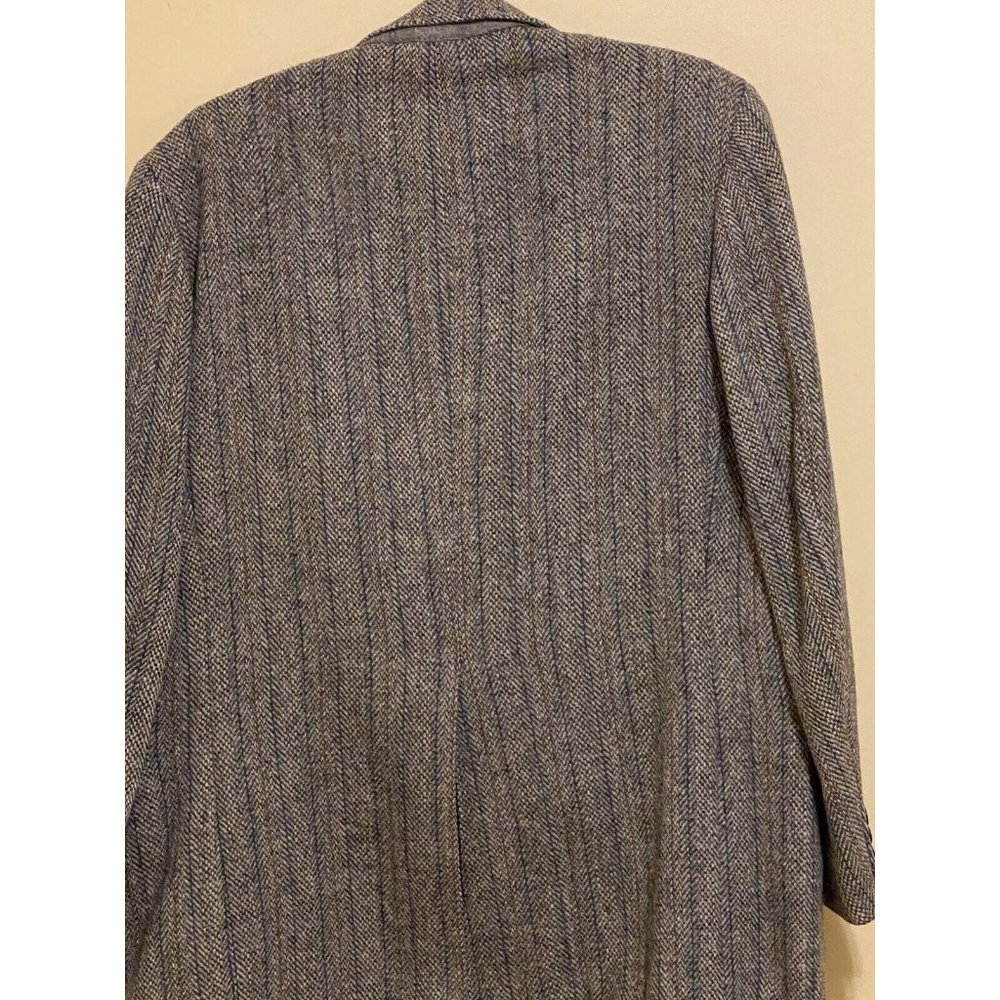 Harris Tweed Men's Blazer Sport Coat Wool Two-Button Jacket Size 44L - Picture 8 of 8